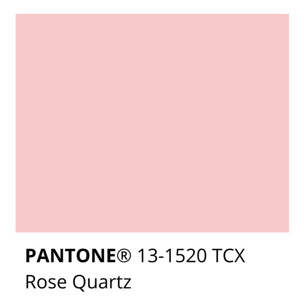 Pantone Rose Quartz 13-1520 TCX