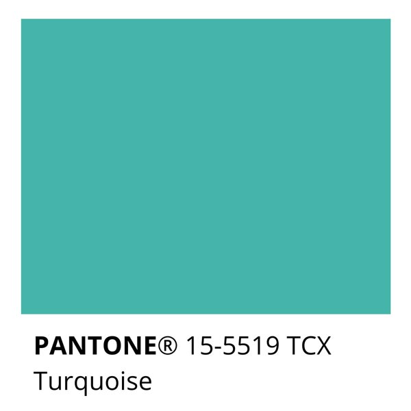 Pantone Turquoise 15-5519 TCX