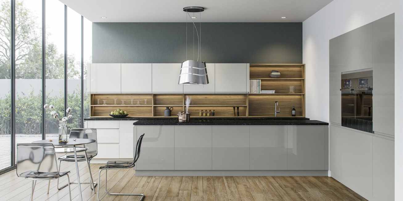 Trend, Contemporary Collection Open Kitchen Shelving