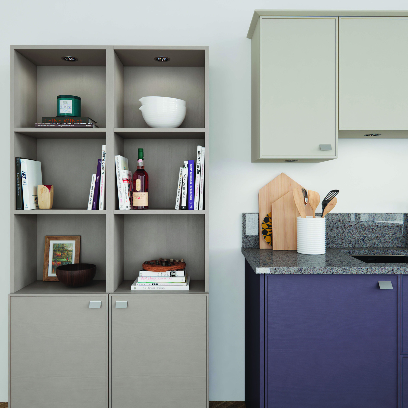 Ely Bookcase Unit Cameo