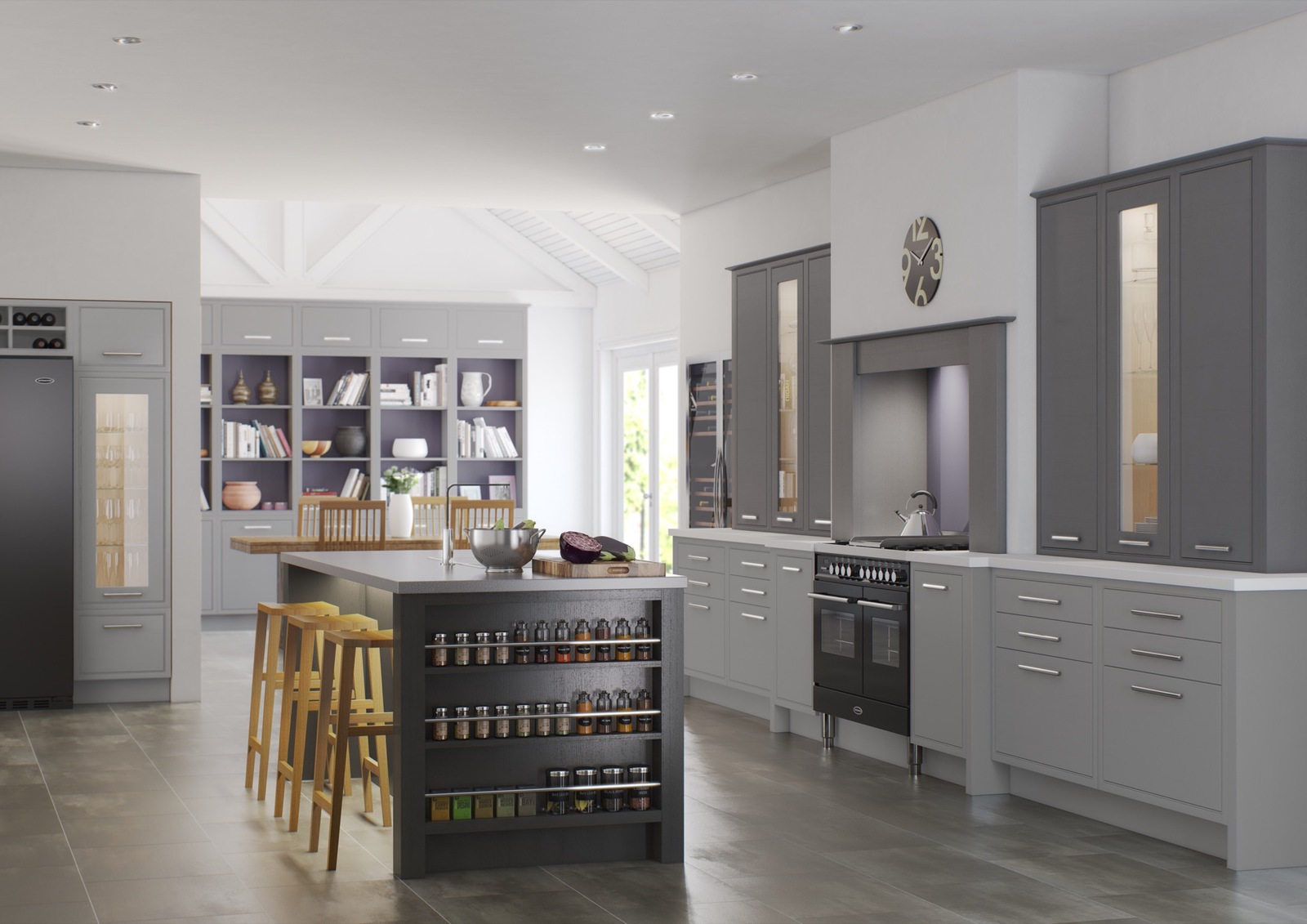 Modern Classic Shown In Cadet Grey, Castle Grey _ Anthracite Grey