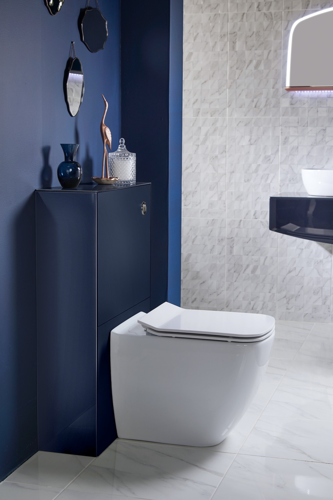 Opula Indigo with Copper Cameo