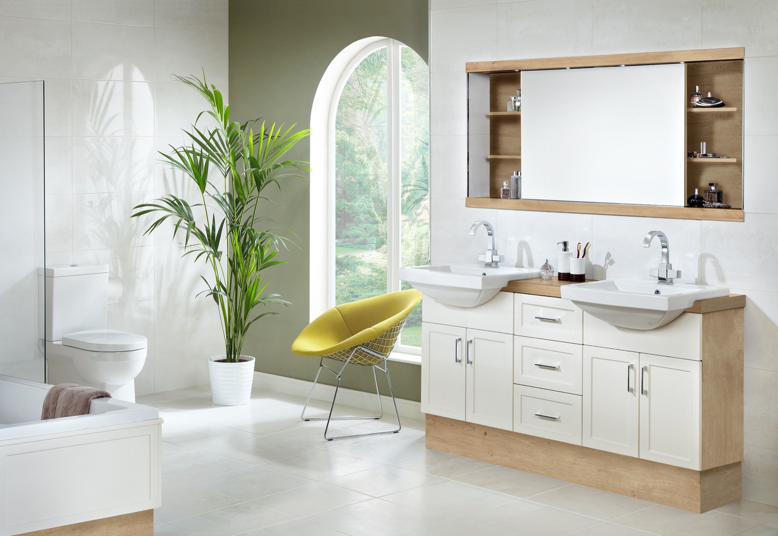 Original Fitted Clara Ivory Gloss and Eton Oak