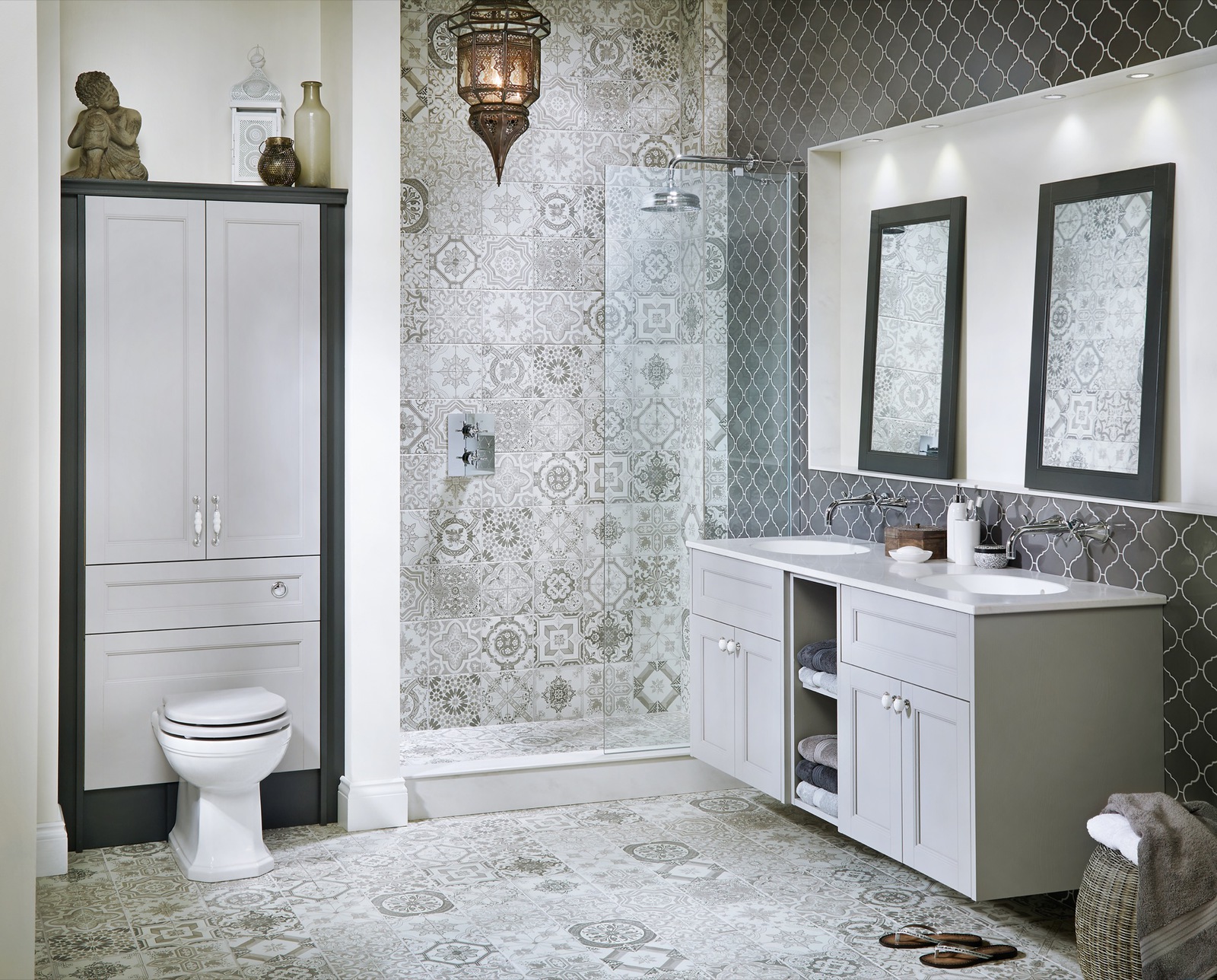 Roseberry Fitted Dove Grey and London Grey