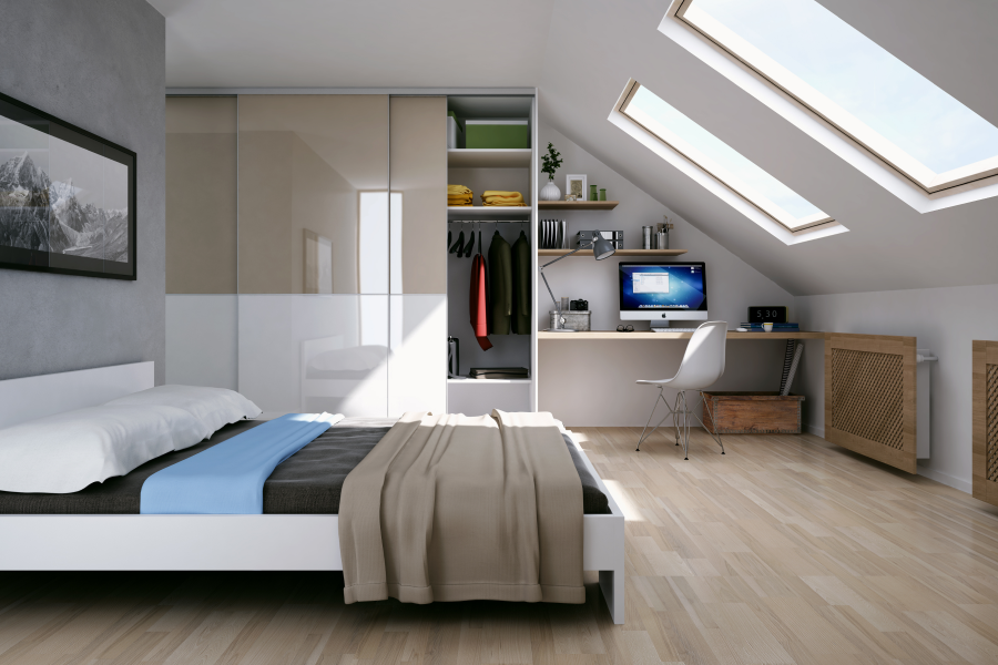 Custom-fitted wardrobes