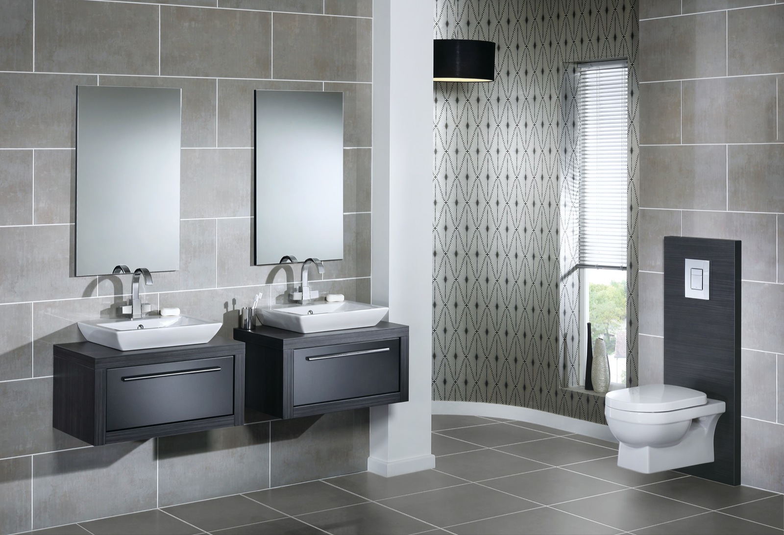 i-Line Modular Midnight Grey Gloss and Black Linear