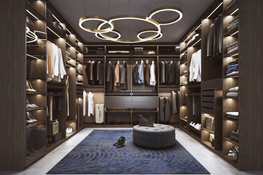 Walk in wardrobe
